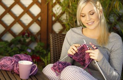hand-knitting